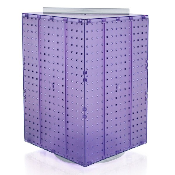 Four-Sided Revolving 14''W x 20''H Pegboard Counter Display